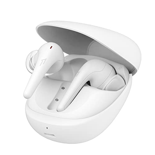 1MORE Aero Bluetooth Kopfhörer Kabellos mit Räumlichem Audio, 42dB Adaptive Aktive Geräuschunterdrückung, Benutzerdefinierte EQ, 10mm Treiber, 6 Mikrofone, 28H Spielzeit, kabelloses Laden von 1MORE