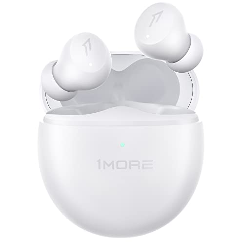 1MORE ComfoBuds Mini Hybrid Active Noise Cancelling Earbuds In-Ear Kopfhörer mit Stereo-Sound, Bluetooth 5.2 Headset mit 4 Mikrofon, Klare Anrufe, Kabelloses Laden, Beruhigender Sound, Wasserdicht, von 1MORE