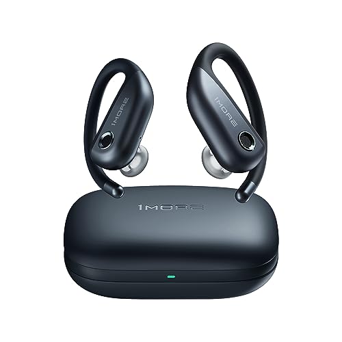 1MORE Fit S50 Open Ear Kopfhörer 5.3 Bluetooth, Sport Kopfhörer Kabellos mit Mikrofon, True Wireless Earbuds, Schnellladung, 38 Stunden Spielzeit, ENC Anruf Noise Cancelling, IPX7 Wasserdicht Ohrhörer von 1MORE