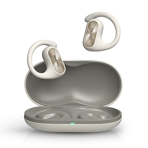 1MORE Fit SE S30 Open Ear Kopfhörer, 5.3 Bluetooth Kabellose Headphones mit 4 mikrofon, Earbuds mit Ohrbügeln, 30 Std. Spielzeit, ENC Anruf Noise Cancelling, IPX5, Ohrhörer für Büroarbeit/Sports von 1MORE