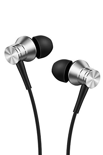 1MORE Piston Fit Kopfhörer stereo Bass In Ear mit Mikrofon und Fernbedienung Kompatibel mit iOS und Android (Silber, E1009) von 1MORE