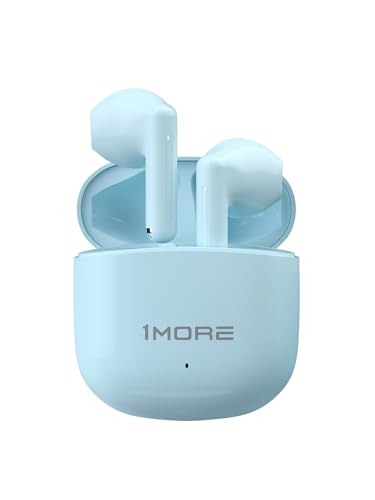 1MORE Q10 Mini Kopfhörer Kabellos, In Ear Ohrhörer Bluetooth 5.3, Wireless Headphones mit 13mm Treiber, 26 Std. Spielzeit, IPX4 Wasserdicht, 2 Mikros mit KI, Touch Control, Tiefer Bass (Blau) 1MORE Q10 Mini Kopfhörer Kabellos, In Ear Ohrhörer Bluetooth 5.3, Wireless Headphones mit 13mm Treiber, 26 Std. Spielzeit, IPX4 Wasserdicht, 2 Mikros mit KI, Touch Control, Tiefer Bass (Blau) von 1MORE