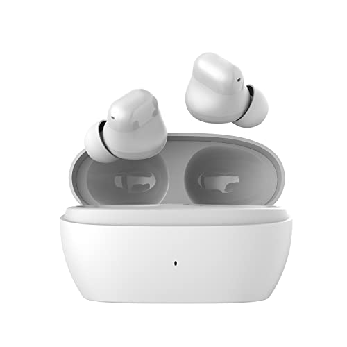 1More Wireless Earbuds, omthing AirFree Buds True Wireless Kopfhörer, Bluetooth 5.3 Earbuds mit Einstellbarem EQ, 44H Spielzeit In-Ear Kopfhörer, Kopfhörer mit DNN Noise Cancelling Mikrofon, Weiß von 1MORE