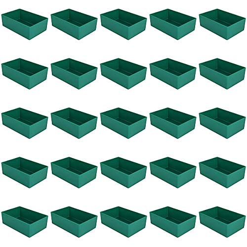 25 Stück Einsatzkasten grün, Höhe 54 mm, LxB = 160x106 mm, Profiqualität für Industrie und Gewerbe 25 Stück Einsatzkasten grün, Höhe 54 mm, LxB = 160x106 mm, Profiqualität für Industrie und Gewerbe von 1a-TopStore