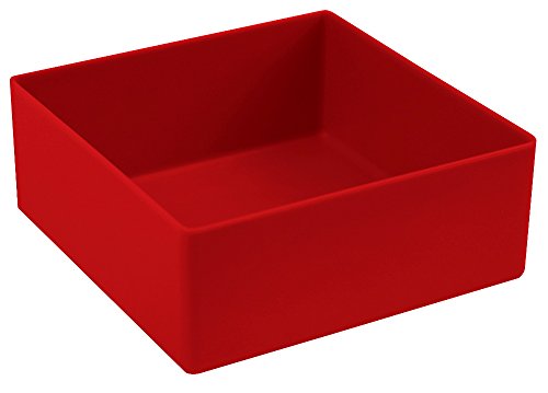 6 Stück Universal-Sortierkästen, rot, Abm. ca. 10 x 10 x 4 cm (LxBxH) von 1a-TopStore