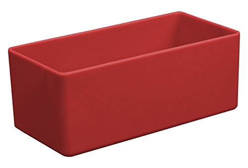 Kunststoff-Einsatzkasten, rot, 99x49x40 mm (LxBxH), 1 Packung = 25 Stück von 1a-TopStore