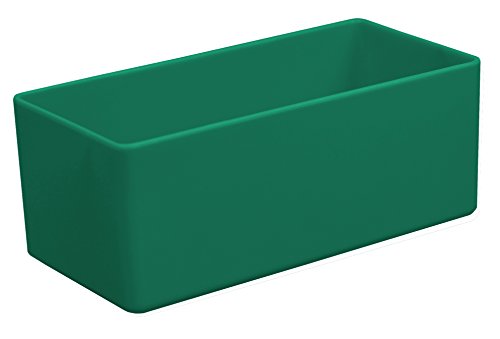 Schubladen-Einsatzkasten grün, 99x49x40 mm (LxBxH), 1 Packung = 25 Stück von 1a-TopStore