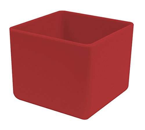 Schubladenbox und Einsatzkasten, E 40/4, rot, 49x49x40 mm (LxBxH), 1 Packung = 25 Stück von 1a-TopStore