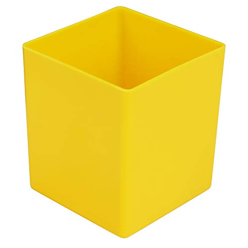 Sortierkasten 63 mm hoch, gelb, LxB = 54x54 mm, aus PS, Sparpack = 50 St. von 1a-TopStore