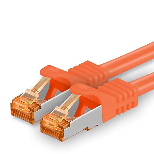1,5m - Cat.7 Netzwerkkabel Orange - 1 Stück Gigabit Ethernet LAN Kabel 10000 Mbit s Patchkabel Cat7 Kabel S FTP PIMF Schirmung LSZH Cat.7 Rohkabel Rj45 Stecker Cat 6a - 1 x 1,5 Meter 1,5m - Cat.7 Netzwerkkabel Orange - 1 Stück Gigabit Ethernet LAN Kabel 10000 Mbit s Patchkabel Cat7 Kabel S FTP PIMF Schirmung LSZH Cat.7 Rohkabel Rj45 Stecker Cat 6a - 1 x 1,5 Meter von 1aTTack.de