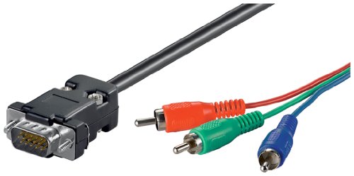 1aTTack AVK 605-200 Audio-Video Kabel (15-polig, HD-Stecker auf 3X Cinchstecker, 2m) von 1aTTack.de