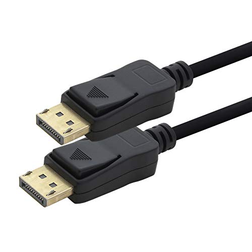 1aTTack.de 1 x DP Kabel 4K 60Hz - 2m -Displayport Kabel, DP 1.2 Bandbreite von max. 21,6 Gbit s 4K2K 60 Hz kompatibel zu1.1, HDCP, DPCP schwarz von 1aTTack.de