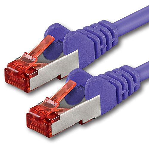 1aTTack.de 1x 15m - Cat 6 Netzwerk-Kabel Patch-Kabel Cat6 RJ45 SFTP - violett 1aTTack.de 1x 15m - Cat 6 Netzwerk-Kabel Patch-Kabel Cat6 RJ45 SFTP - violett von 1aTTack.de