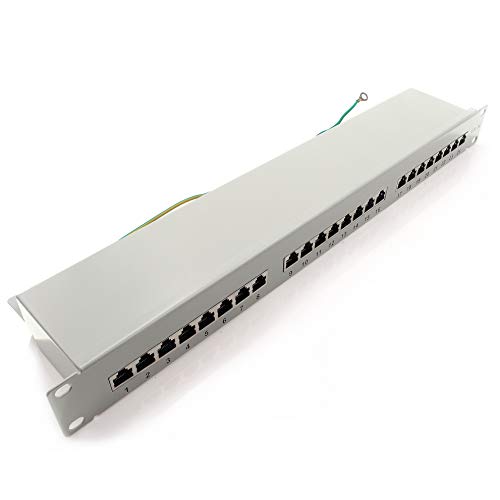 1aTTack.de 367455 Patchpanel CAT5e 24 Port weiß Verteilerfeld LSA+ Anschlusstechnik Netzwerk Verteilung - RJ45 - TIA 568 A/B - weiß 1aTTack.de 367455 Patchpanel CAT5e 24 Port weiß Verteilerfeld LSA+ Anschlusstechnik Netzwerk Verteilung - RJ45 - TIA 568 A/B - weiß von 1aTTack.de