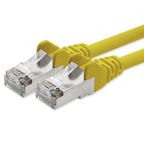 1aTTack.de Netzwerkkabel CAT 5e folien und geflechtgeschirmt SFTP Netzwerk Patch-Kabel mit 2x RJ45 Stecker 0,5m gelb 1aTTack.de Netzwerkkabel CAT 5e folien und geflechtgeschirmt SFTP Netzwerk Patch-Kabel mit 2x RJ45 Stecker 0,5m gelb von 1aTTack.de