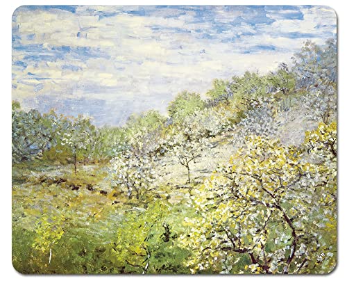 1art1 Claude Monet Apfelbäume In Blüte, 1873 Mauspad 23x19 cm von 1art1