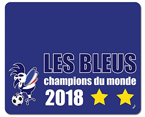 1art1 Fußball Frankreich Weltmeister 2018 Mauspad 23x19 cm von 1art1