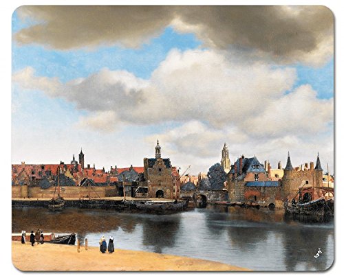 1art1 Johannes Vermeer Ansicht Von Delft, 1660–1661 Mauspad 23x19 cm von 1art1