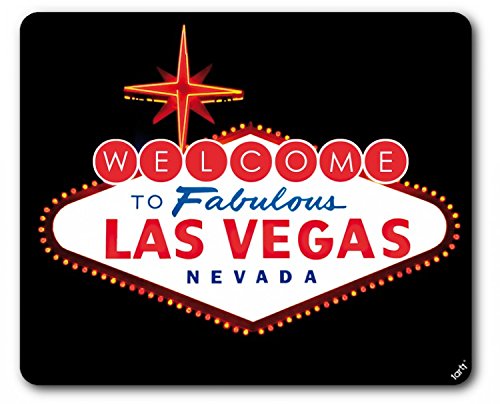 1art1 Las Vegas Logo Mauspad 23x19 cm von 1art1