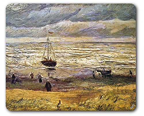 1art1 Vincent Van Gogh Am Strand Von Scheveningen, 1882 Mauspad 23x19 cm von 1art1