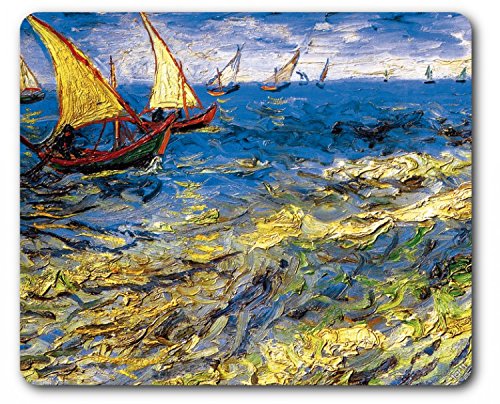 1art1 Vincent Van Gogh Das Meer Bei Saintes-Maries, 1888 Mauspad 23x19 cm von 1art1