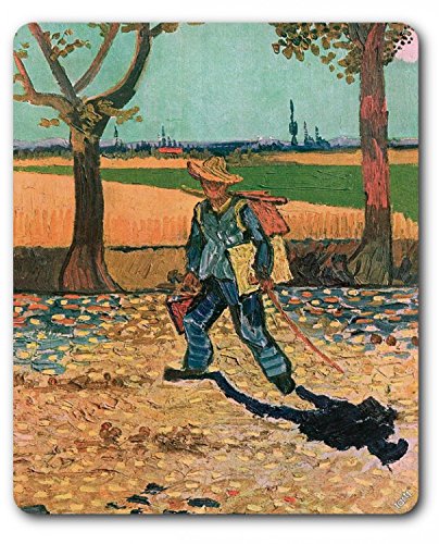 1art1 Vincent Van Gogh Der Maler Auf Dem Weg Zur Arbeit, 1888 Mauspad 23x19 cm von 1art1