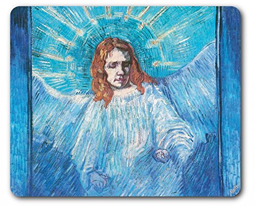 1art1 Vincent Van Gogh Halbfigur Eines Engels, 1889, Detail Mauspad 23x19 cm von 1art1