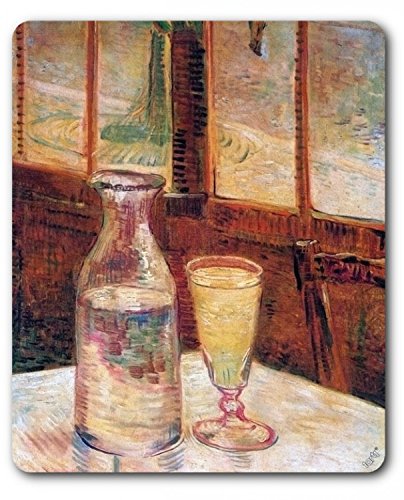 1art1 Vincent Van Gogh Stillleben Mit Absinth, 1887 Mauspad 23x19 cm von 1art1