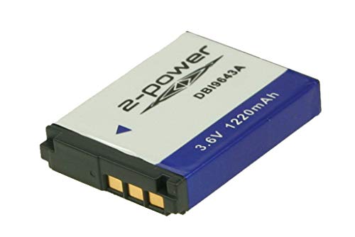 2-Power 1100mAh Li-Ion (3,6V) Kamera Ersetzt Akku für NP-FR1 von 2-POWER