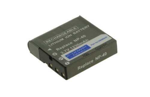 2-Power 1150mAh Li-Ion (3,7V) Kamera Ersetzt Akku für NP-40 von 2-POWER