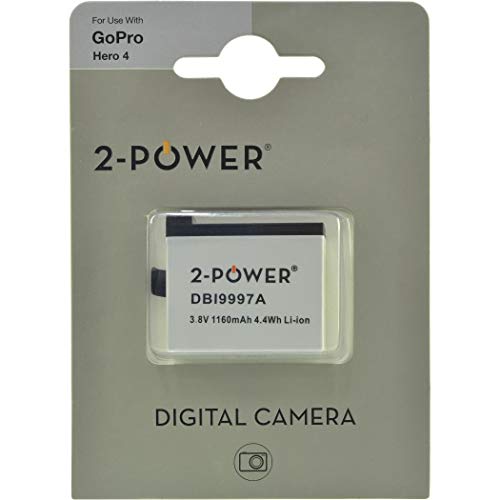 2-Power 1160mAh Li-Ion (3,8V) Kamera Ersetzt Akku für AHDBT-401 von 2-POWER