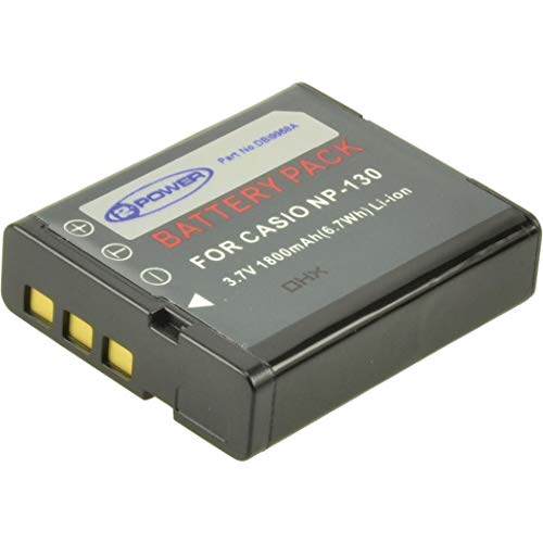 2-Power 1600mAh Li-Ion (3,7V) Kamera Ersetzt Akku für NP-130 von 2-POWER