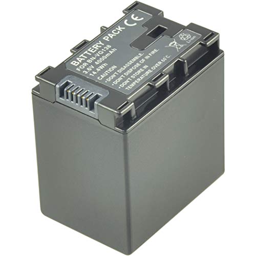 2-Power 4000mAh Li-Ion (3,6V) Camcorder Ersetzt Akku für BN-VG138 von 2-POWER