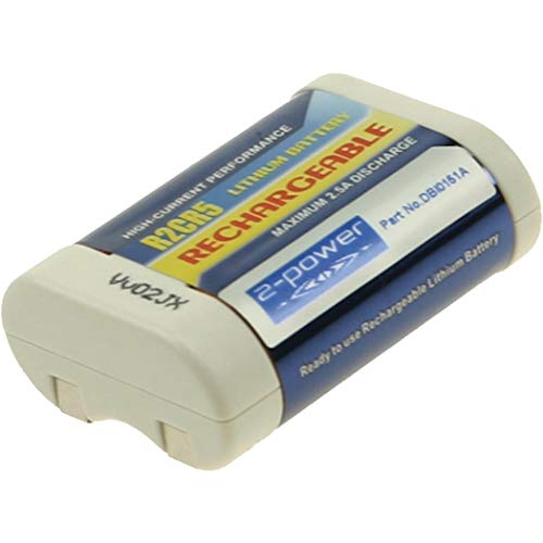 2-Power 500mAh Li-Ion (6V) Kamera Ersetzt Akku für B-151 von 2-POWER