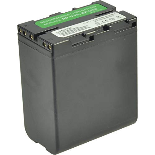 2-Power 5200mAh Li-Ion (14,4V) Camcorder Ersetzt Akku für BP-U30 von 2-POWER