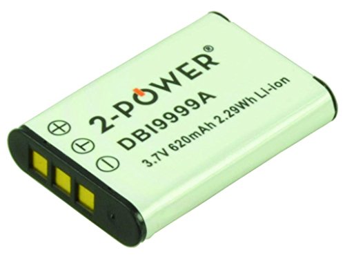 2-Power 640mAh Li-Ion (3,7V) Kamera Ersetzt Akku für NP-BY1 von 2-POWER