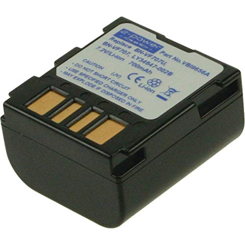 2-Power 700mAh Li-Ion (7,2V) Camcorder Ersetzt Akku für BN-VF707 von 2-POWER