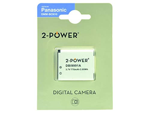 2-Power 770mAh Li-Ion (3,7V) Kamera Ersetzt Akku für DMW-BCN10 von 2-POWER