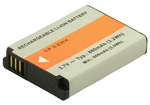 2-Power 850mAh Li-Ion (3,7V) Kamera Ersetzt Akku für BP85A von 2-POWER