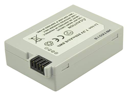 2-Power 950mAh Li-Ion (7,2V) Kamera Ersetzt Akku für LP-E8 von 2-POWER