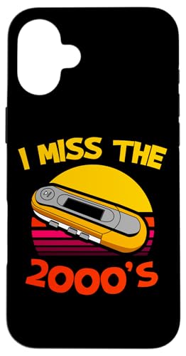 MP3 Player Ich vermisse die 2000er Hülle für iPhone 16 Plus MP3 Player Ich vermisse die 2000er Hülle für iPhone 16 Plus von 2000er T-Shirts für Männer und Frauen
