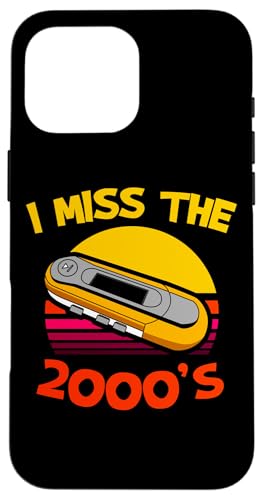 MP3 Player Ich vermisse die 2000er Hülle für iPhone 16 Pro Max MP3 Player Ich vermisse die 2000er Hülle für iPhone 16 Pro Max von 2000er T-Shirts für Männer und Frauen