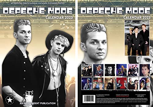 Depeche Mode Kalender 2023 mit Depeche Mode Kühlschrankmagnet von 2022
