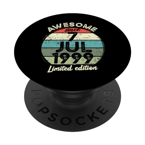 7. Juli 1999 25. Geburtstag 25 Jahre alt 2024 Geburtstag PopSockets mit austauschbarem PopGrip 7. Juli 1999 25. Geburtstag 25 Jahre alt 2024 Geburtstag PopSockets mit austauschbarem PopGrip von 2024 25 Year Old Birthday