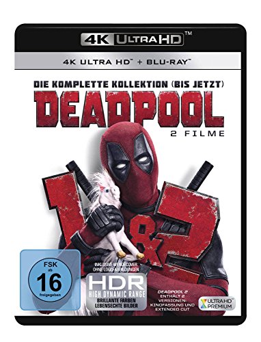 Deadpool 1+2 (3 Blu-rays 4K Ultra HD) (+ 3 Blu-rays 2D) von 20th Century Fox