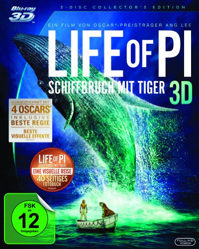 Life of Pi - Schiffbruch mit Tiger 3D [Blu-ray 3D] [Collector's Edition] von 20th Century Fox Home Entertainment