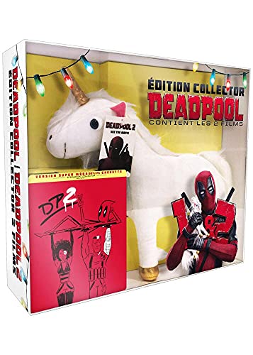 Deadpool 1+2 [Blu-ray] Marvel Steelbook Plüsch Einhorn+Poster (Import, Deutscher 5.1 Ton) von 20th Century Fox