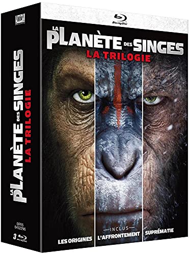 Coffret la planète des singes 3 films : les origines ; l'affrontement ; suprémacie [Blu-ray] [FR Import] von 20th Century Studios