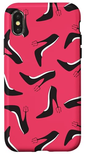 The Devil Wears Prada Pitchfork Stiletto Heel Shoe Pattern Hülle für iPhone X/XS von 20th Century Studios