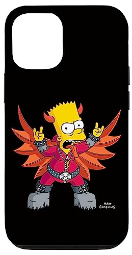 Hülle für iPhone 13 Die Simpsons Bart Simpson Bands, die mit Satan verbunden sind von 20th Century Television